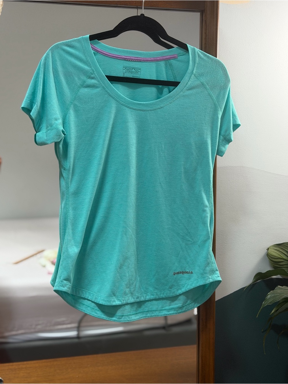 Patagonia Teal Lightweight Short-Sleeve Active Tee